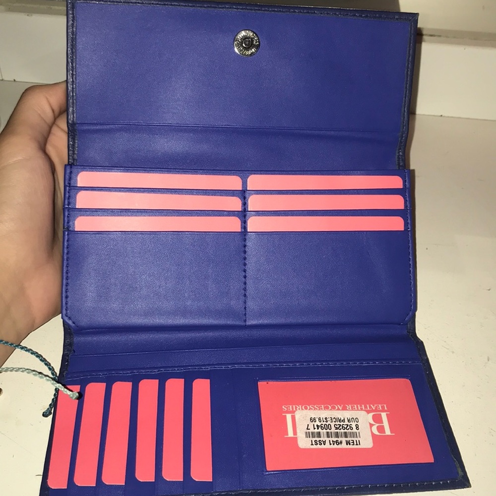 Blue wallet